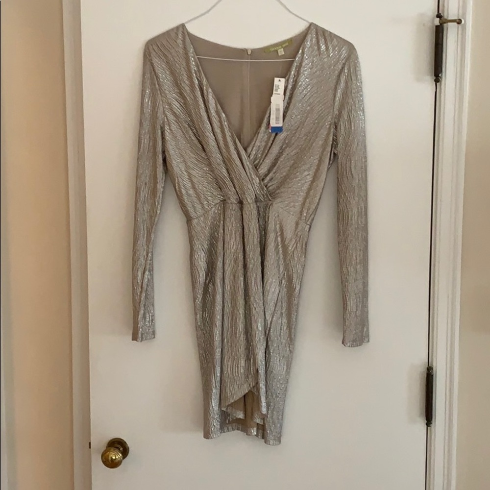 Gianni Bini gold mini dress
